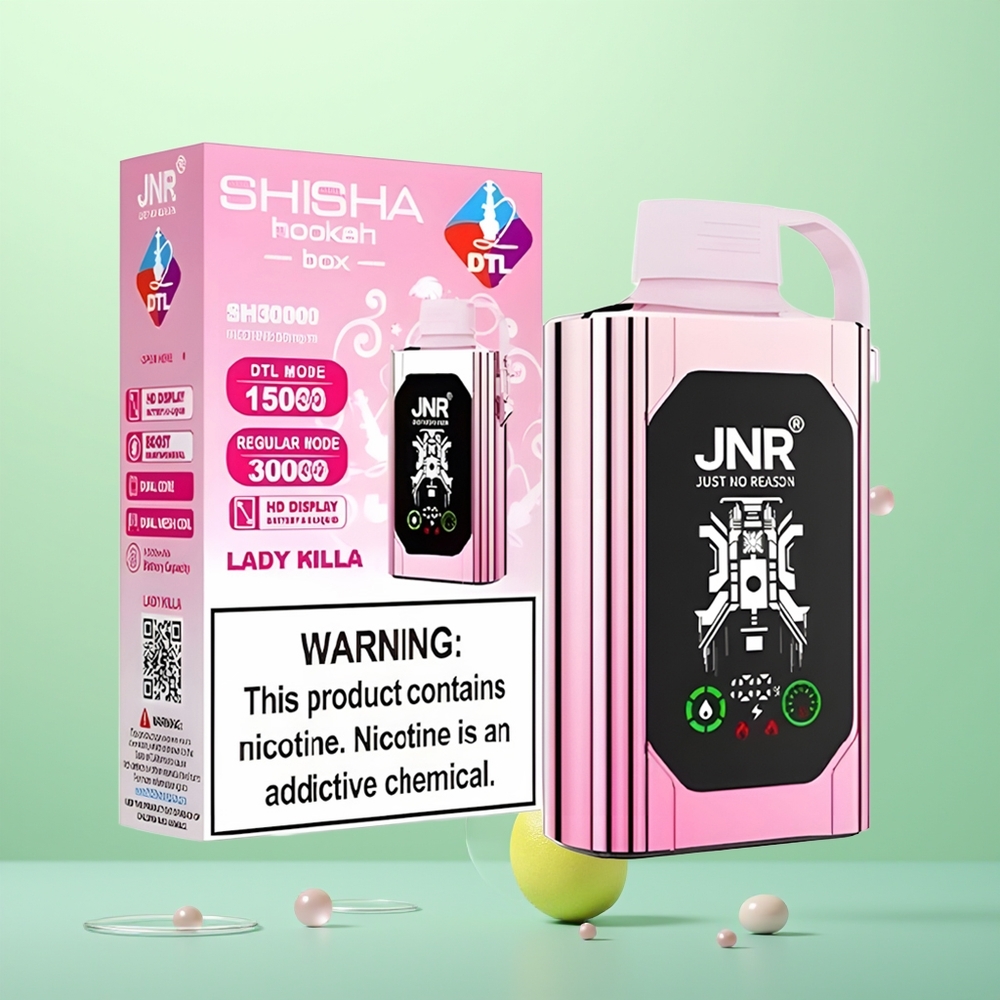 JNR Shisha Hookah Box 20500 Dame Tueuse HD Affichage Double Noyau