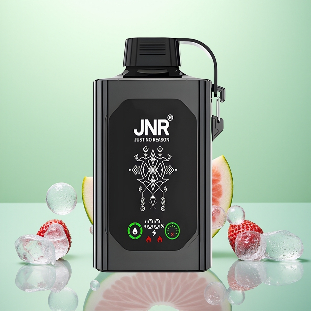 JNR Shisha Hookah Box 20500 Glace à la Fraise HD Dual Mesh 25ml