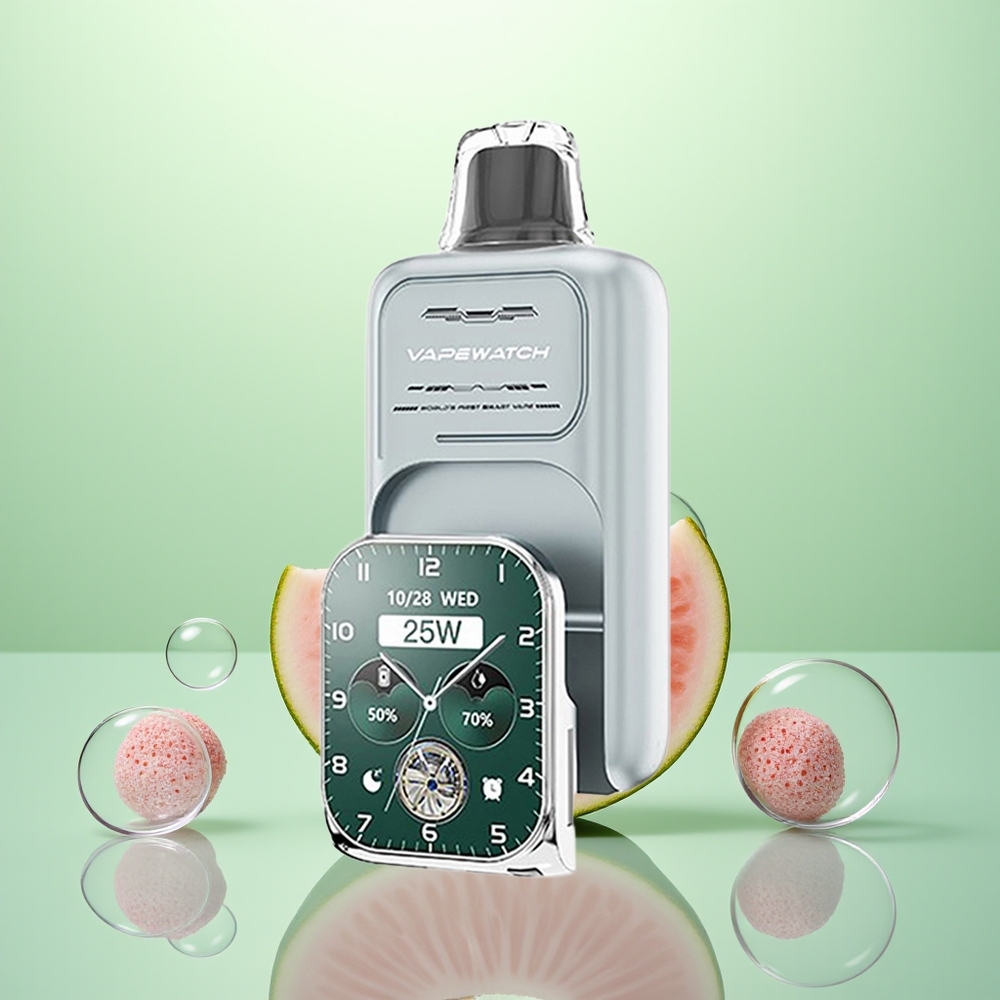 JNR VapeWatch 30000 Glace à la Fraise Dual Mesh Charge Rapide Type-C