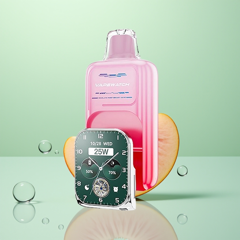 JNR VapeWatch 30000 Pêche Géorgienne Dual Mesh 19mL 1000mAh