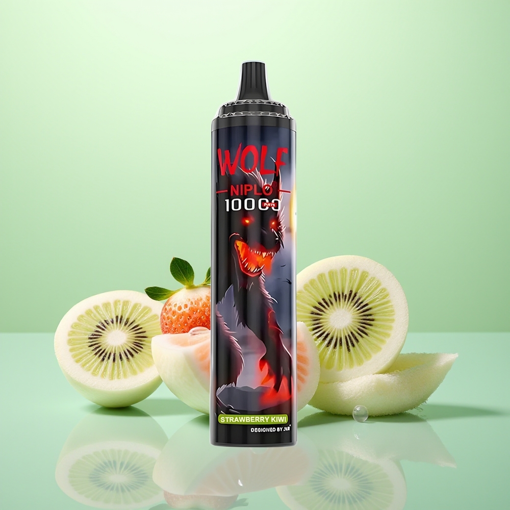 JNR Wolf Niplo 10000 Fraise Kiwi 20ml 650mAh