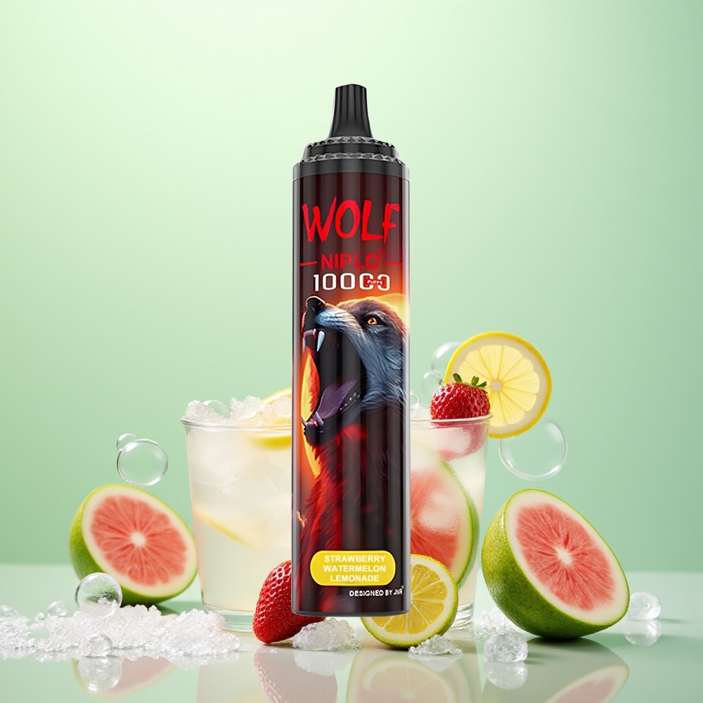 JNR Wolf Niplo 10000 Fraise Pastèque Citronnade 20ml 1.0 Ohm