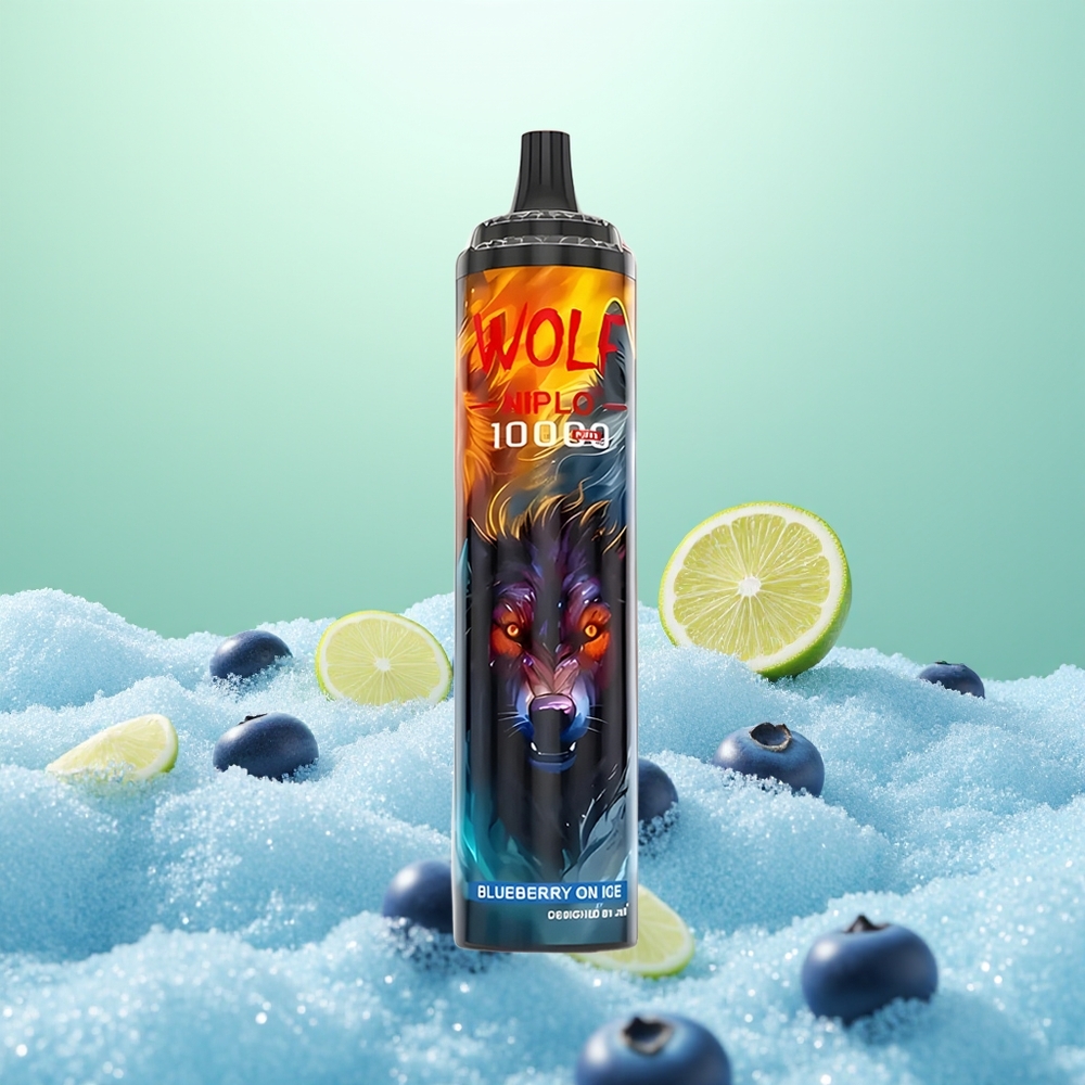 JNR Wolf Niplo 10000 Myrtille Sur Glace 20ml 1.0 Ohm