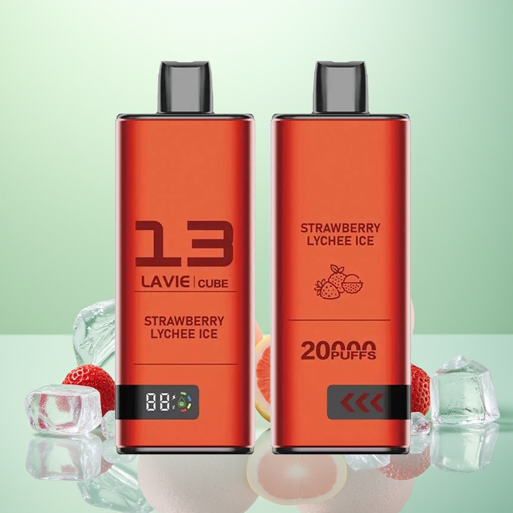 Lavie Cube 20000 Glace Fraise Litchi 28ML 600mAh