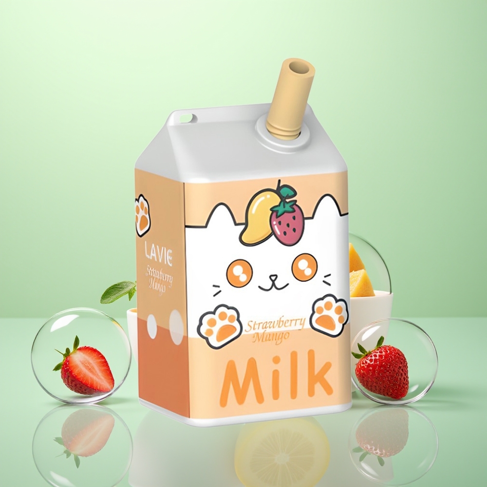 Lavie Milk 7000 Fraise Mangue Légère 16ML 600mAh