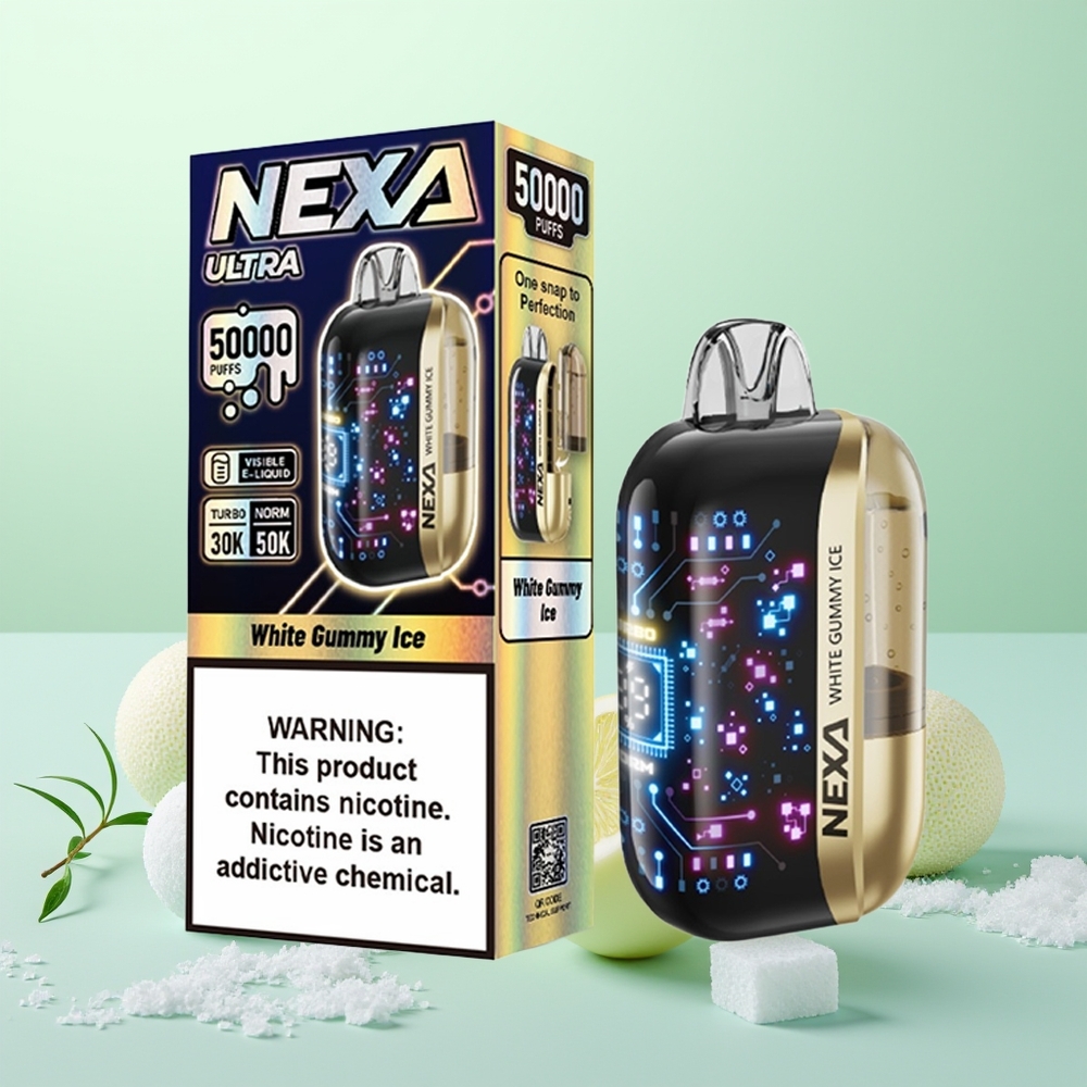 NEXA Ultra 50000 Glace Gommée Blanche 20ml 5%