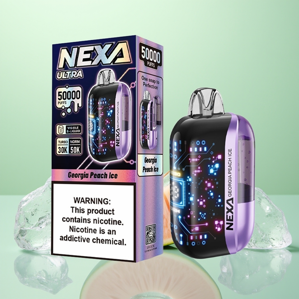 NEXA Ultra 50000 Glace de Pêche Géorgienne 20ml Dual Mesh 5%