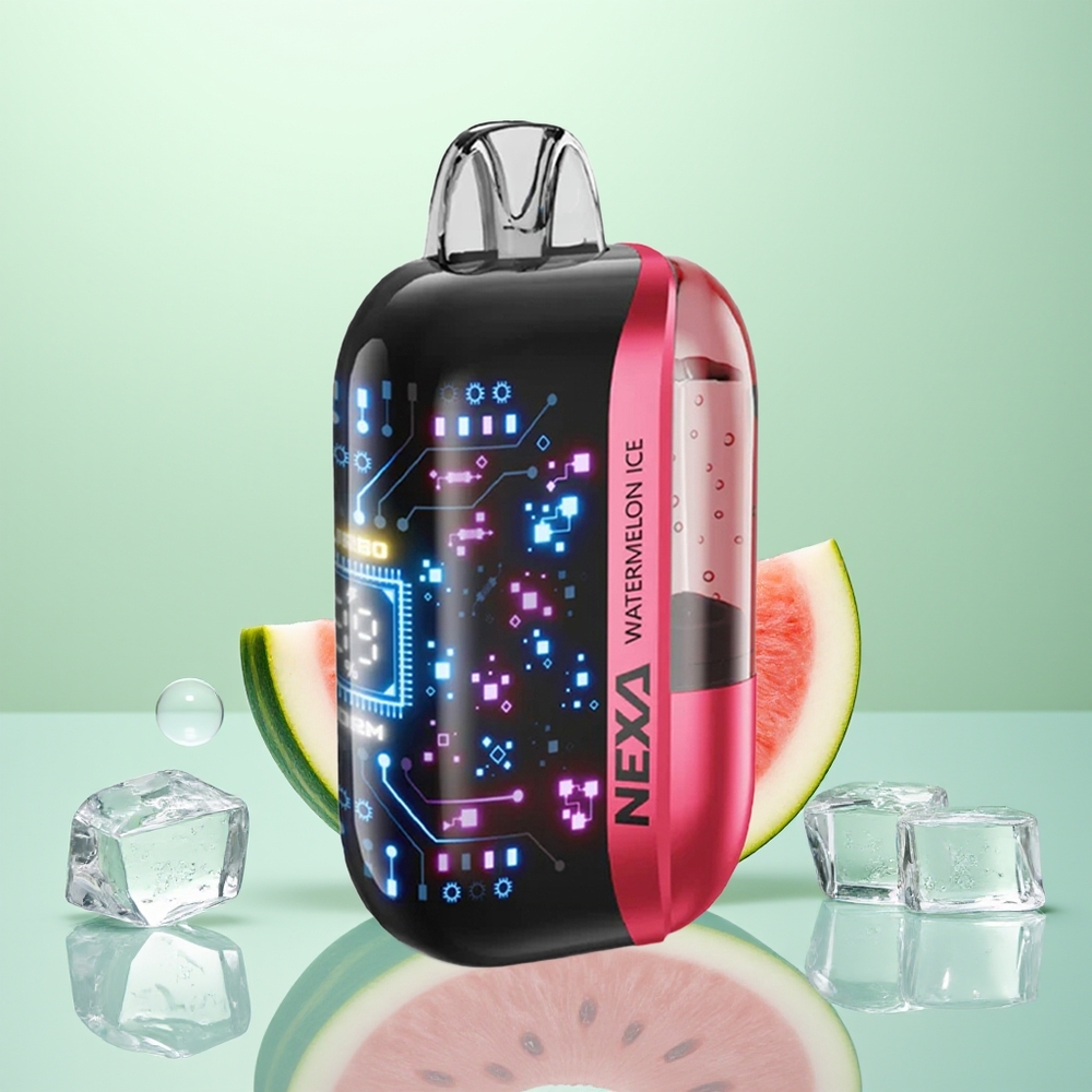 NEXA Ultra 50000 Glace à la Pastèque avec Écran Courbe 3D et Recharge Type-C