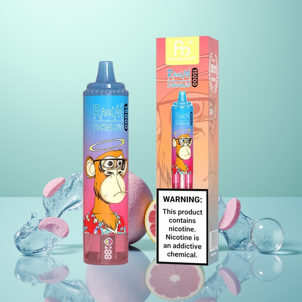 RandM Fumot Tornado 15000 Cerise Framboise Bleue 25ml 850mAh