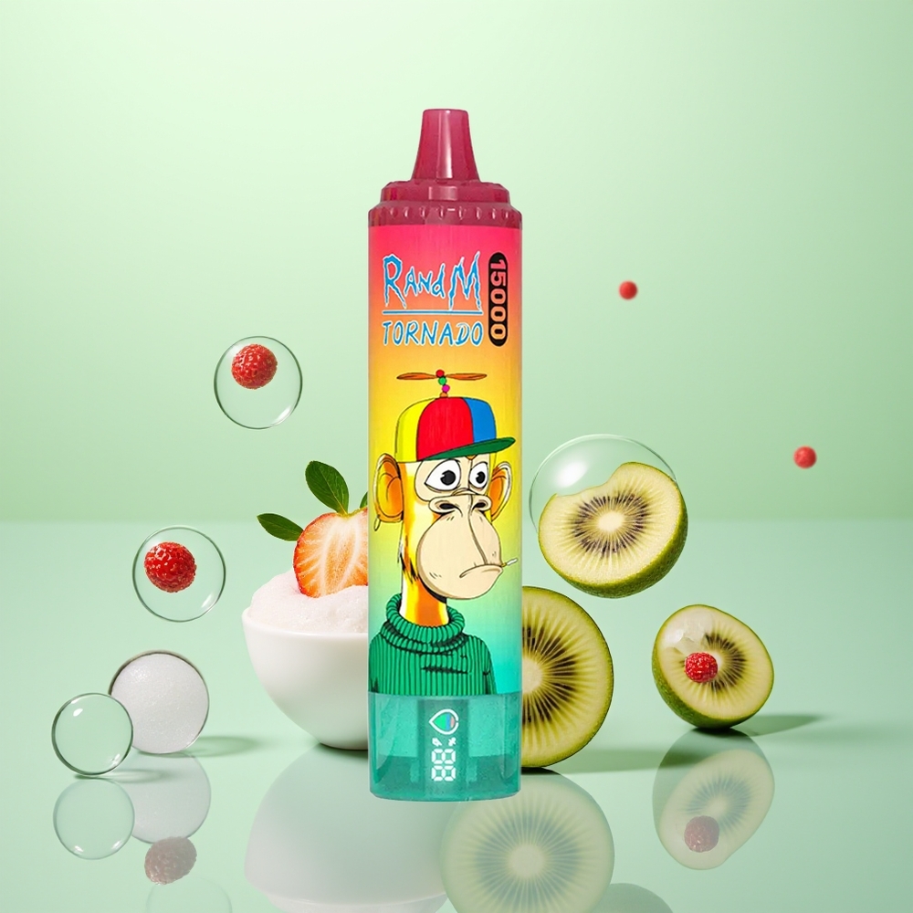 RandM Fumot Tornado 15000 Fraise Kiwi 25ml Mesh