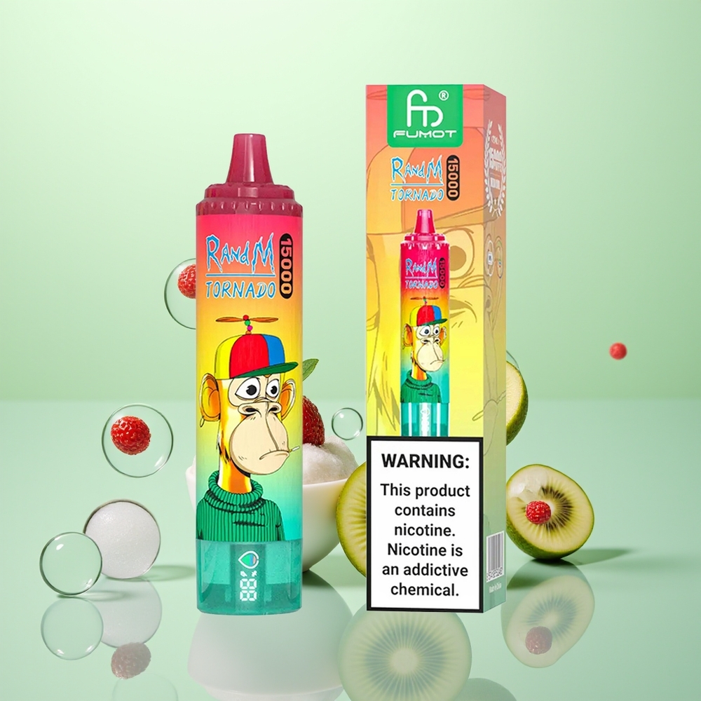 RandM Fumot Tornado 15000 Fraise Kiwi 25ml Mesh