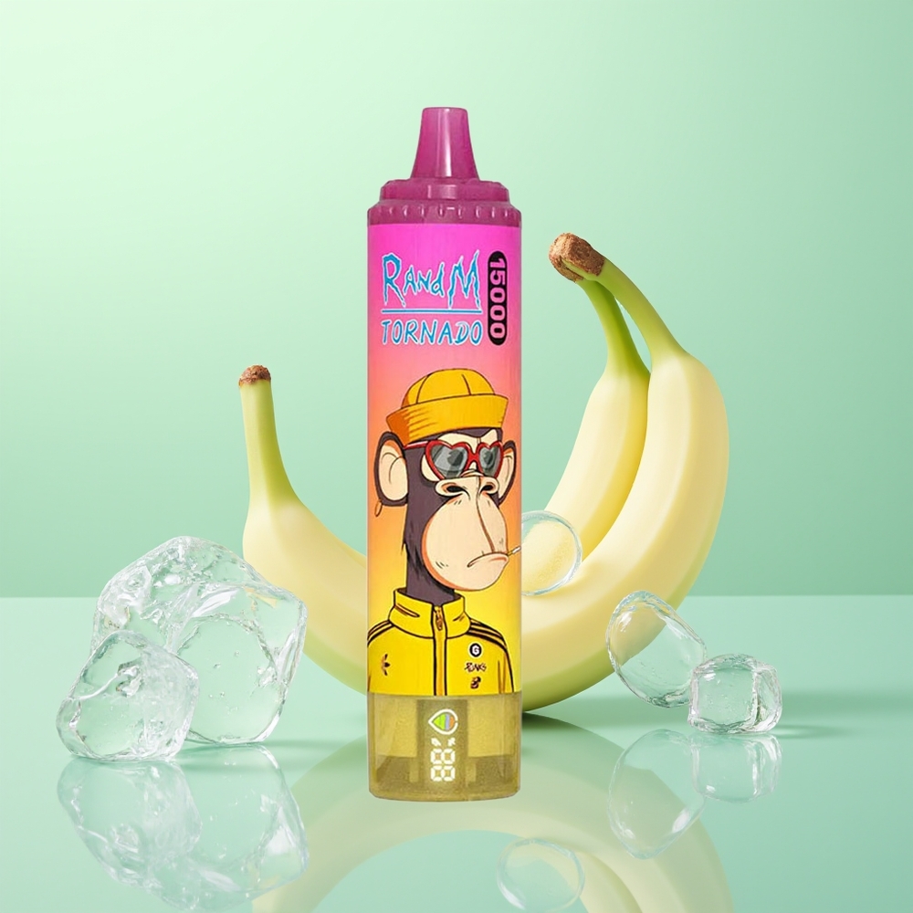 RandM Fumot Tornado 15000 Glace de Banane 25ml Mesh