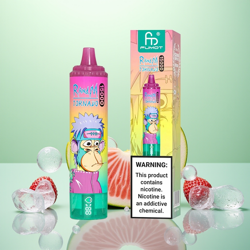 RandM Fumot Tornado 15000 Glace à la Fraise 25ml 850mAh