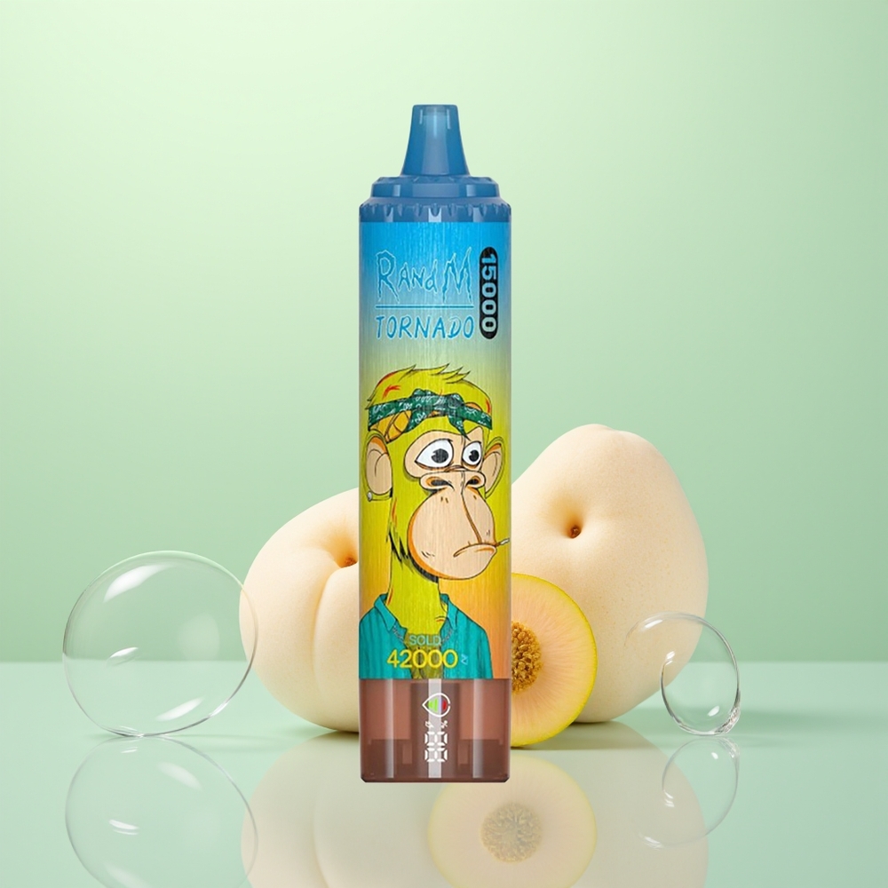 RandM Fumot Tornado 15000 Pêche Mangue 25ml 0,9 Ohm Mesh