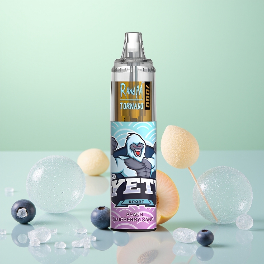 RandM Fumot Tornado 7000 Bonbon Pêche Myrtille 14ML 850MAH