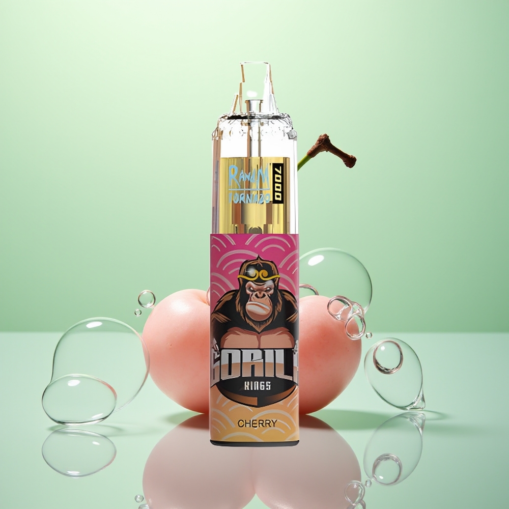 RandM Fumot Tornado 7000 Cerise Éclat 14ML Lumière RGB