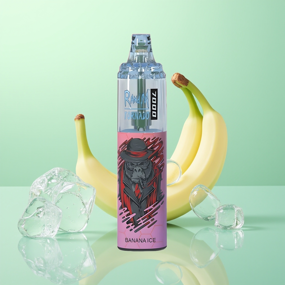 RandM Fumot Tornado 7000 Glace Banane Mesh Lumière RGB