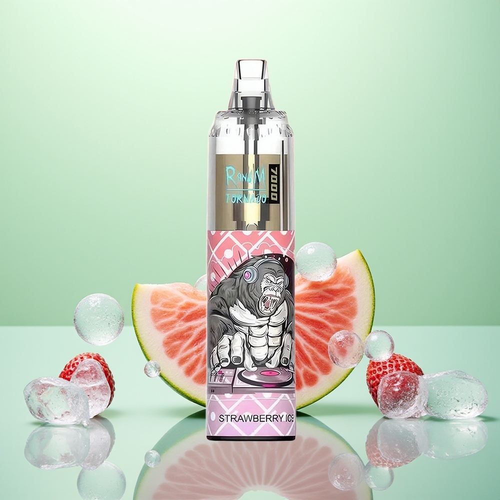 RandM Fumot Tornado 7000 Glace à la Fraise 14ML Mesh