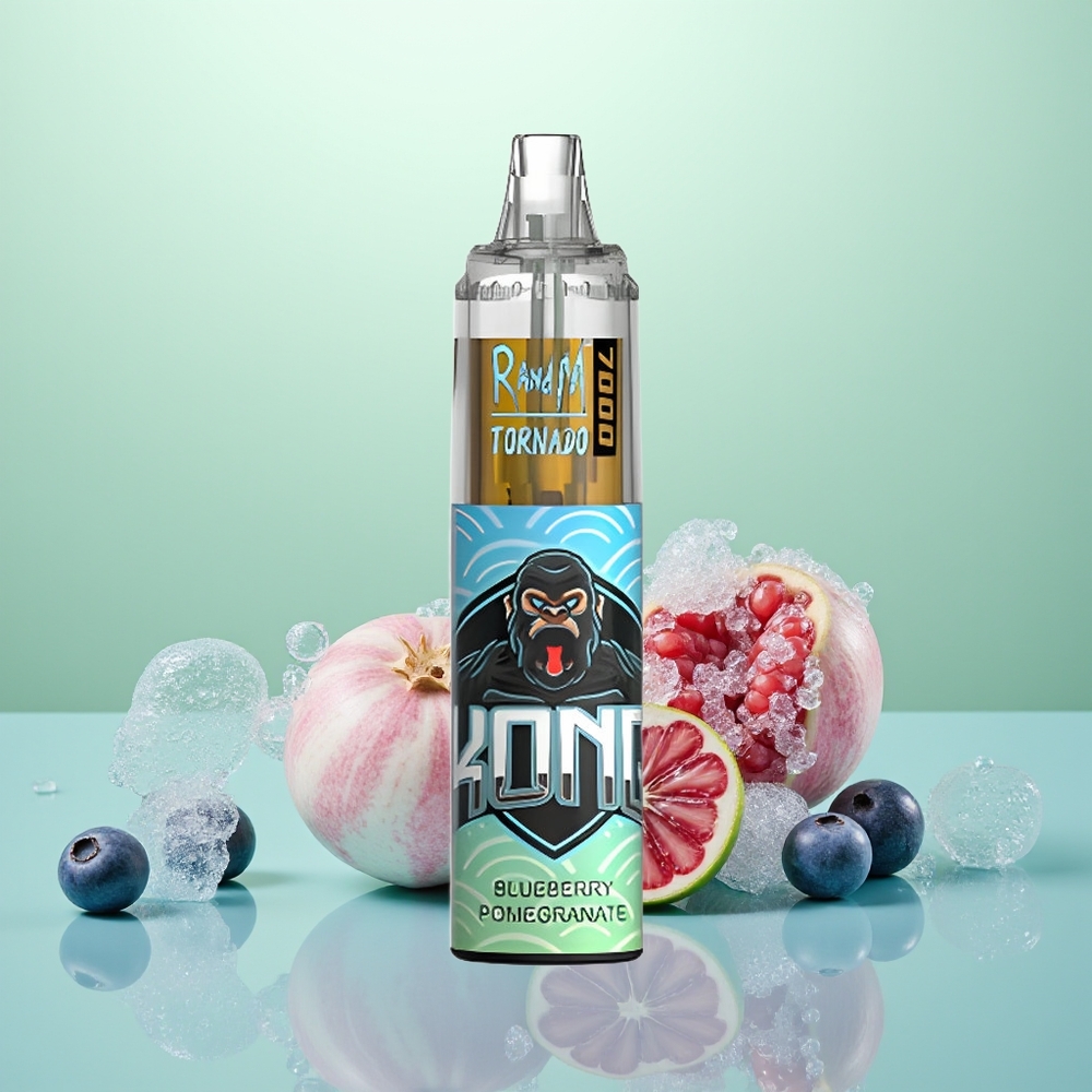 RandM Fumot Tornado 7000 Myrtille Grenadine à Double Ajustement et Lumières RVB