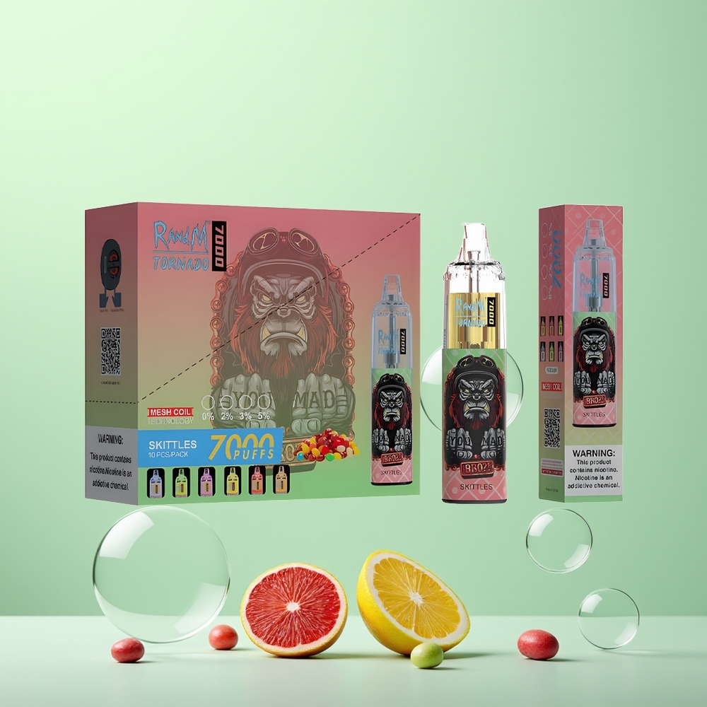 RandM Fumot Tornado 7000 Skittles 14 ML Mesh
