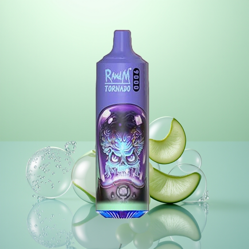 RandM Fumot Tornado 9000 Aloé Raisin 18 mL Écran RGB