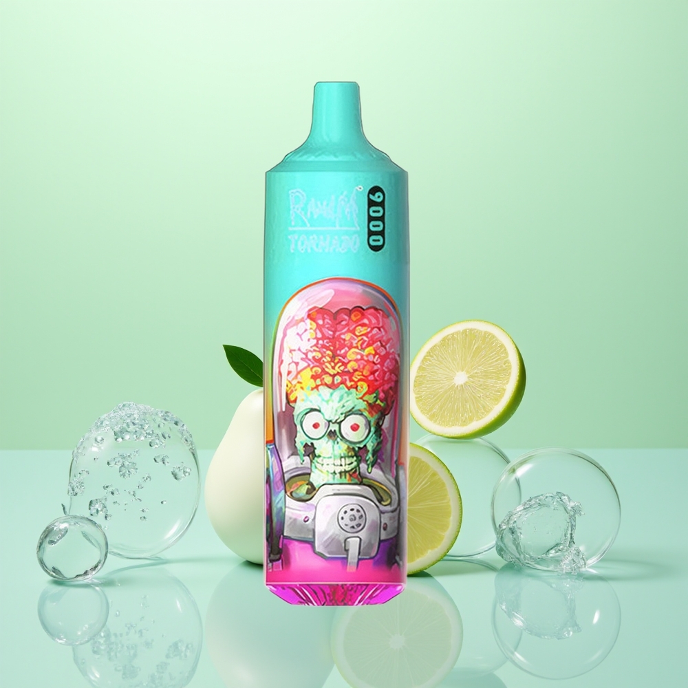 RandM Fumot Tornado 9000 Glace Goyave 9000 Rechargeable 18 mL
