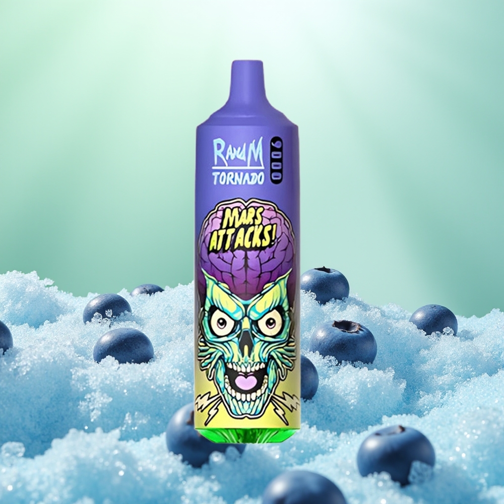 RandM Fumot Tornado 9000 Glace Myrtille Mesh Élégante