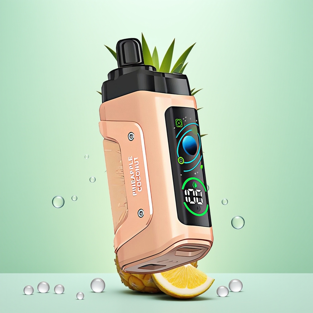 Razz Bar 45000 Ananas Noix de Coco Mesh Rechargeable