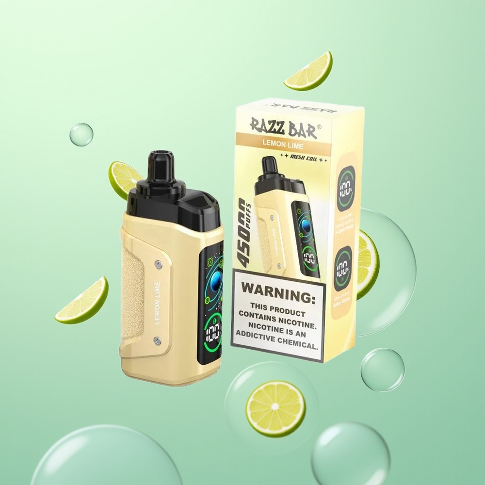 Razz Bar 45000 Citron Vert Rechargeable avec 20 mg/ml
