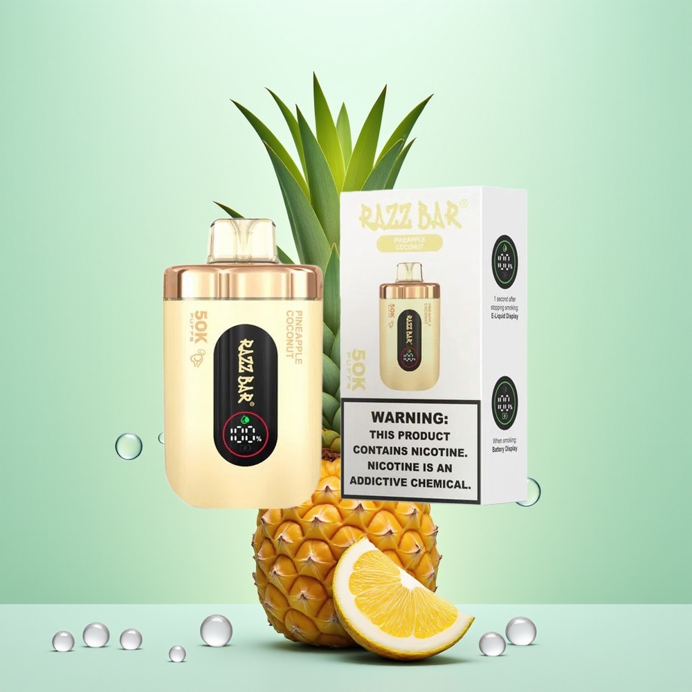 Razz Bar 50K Ananas Noix de Coco 1.0 Ohm Type-C