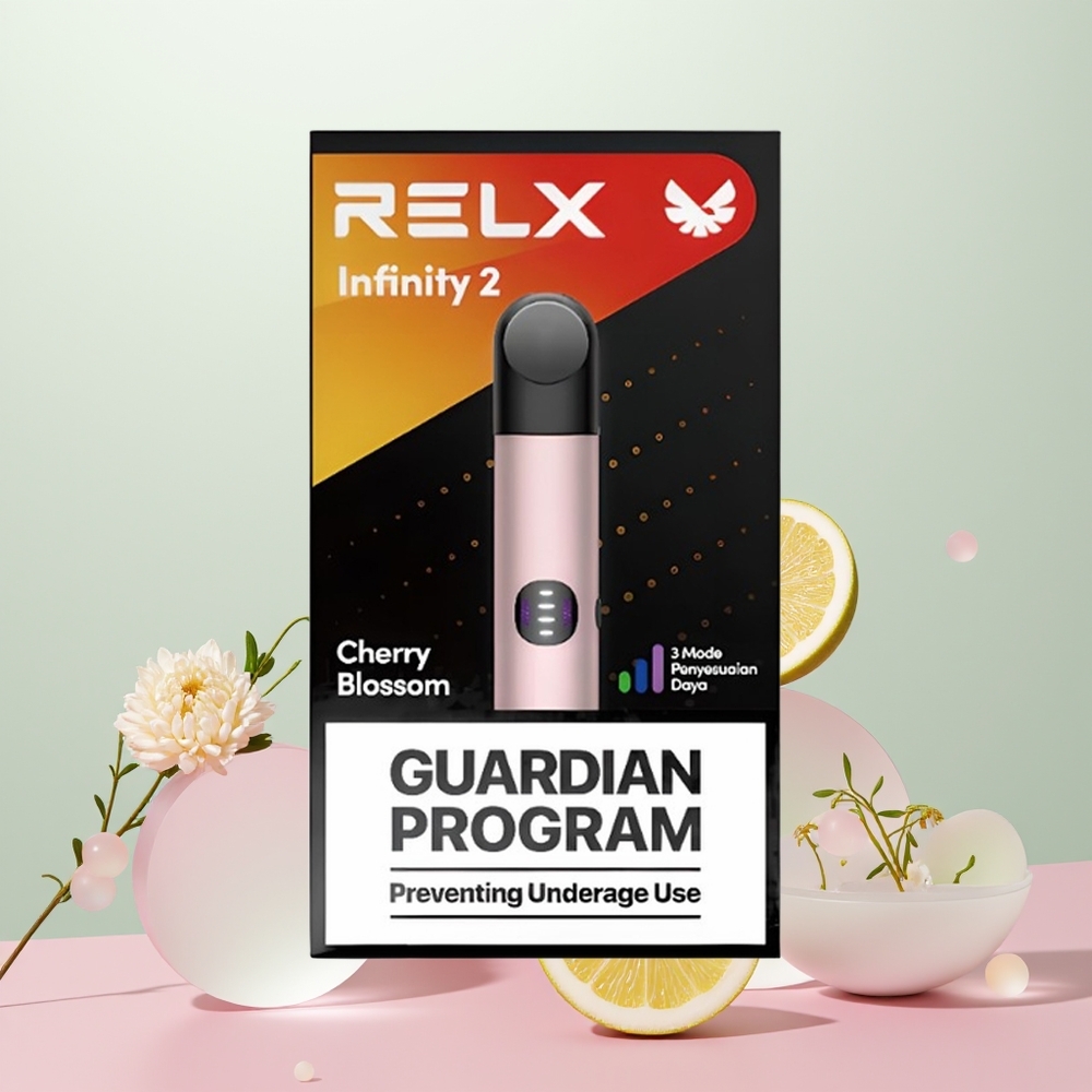 Relx Infinity 2 Vape Device Infini Rose Métallique 440mAh 1.9ml
