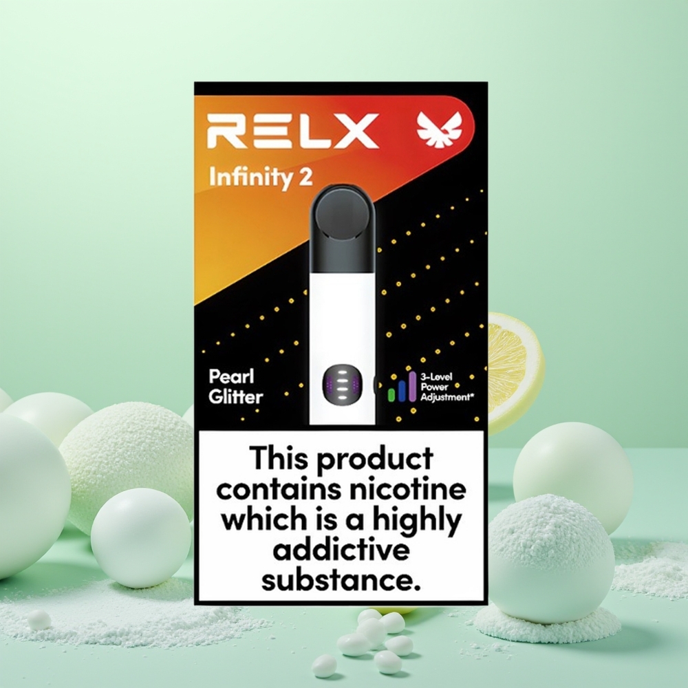 Relx Infinity 2 Vape Device Poudre de Perle Infinie 1.9ml Métallique
