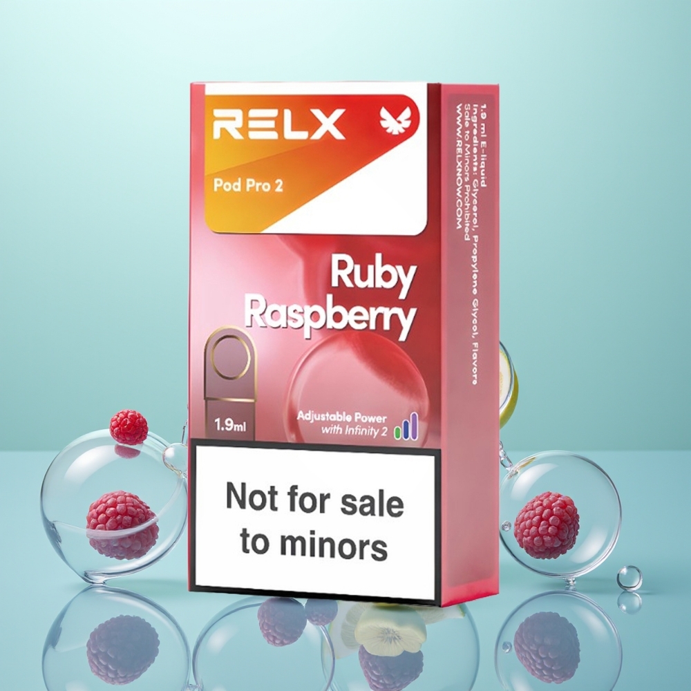 Relx Pod Pro 2 Vape Device Framboise Bleue - 1.9ml / 3 Modes