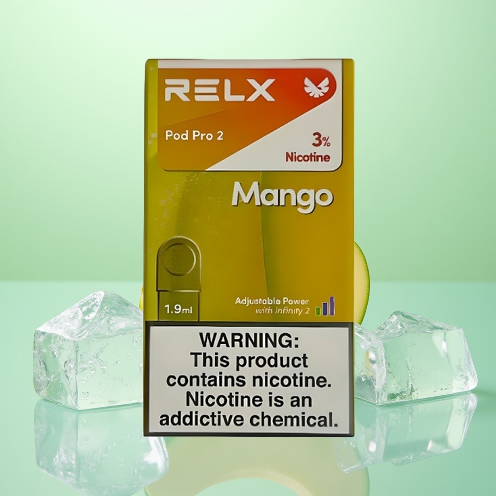 Relx Pod Pro 2 Vape Device Glace Mangue - 1.9ml / 3 Modes