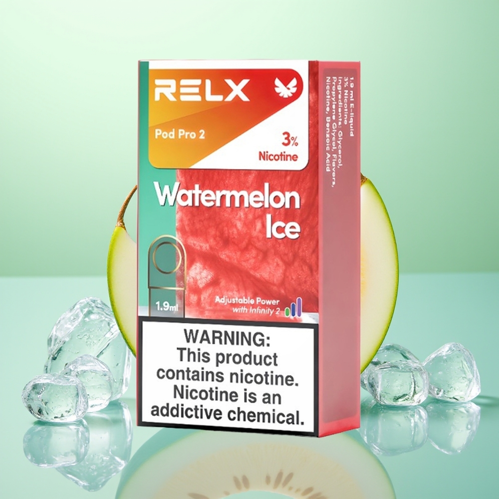 Relx Pod Pro 2 Vape Device Glace Pastèque Pro – 1.9ml / 3 Modes / 2-3 Pods