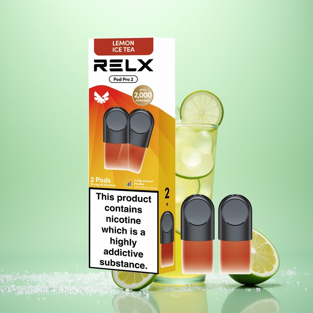 Relx Pod Pro 2 Vape Device Thé-Limon Glacé Boost Pod Duo