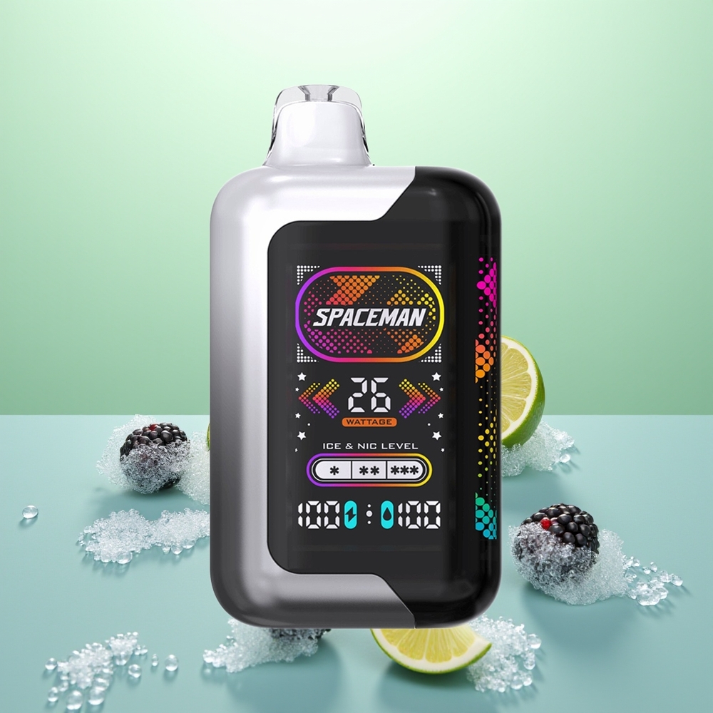 SMOK SPACEMAN SP40000 Framboise Noir 1000mAh 20ml