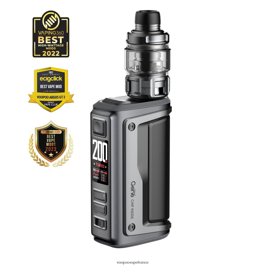 VOOPOO ARGUS GT II kit de réservoir graphite - VOOPOO cigarette électronique 4BXRH1