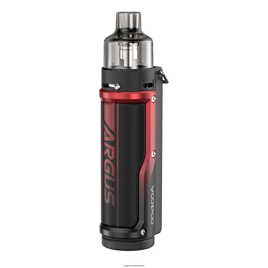VOOPOO ARGUS PRO kit de modules de dosettes cuir litchi rouge - VOOPOO vape France 4BXRH23