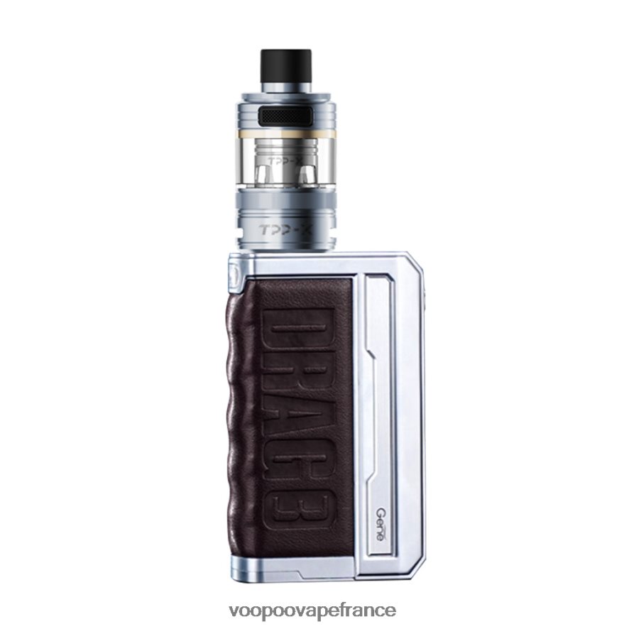 VOOPOO DRAG 3 TPP X kit de mod de boîte argent café brun - VOOPOO vape pen France 4BXRH269