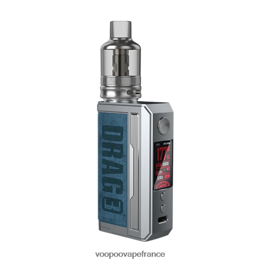 VOOPOO DRAG 3 kit de mod de boîte bleu de Prusse - VOOPOO France 4BXRH252