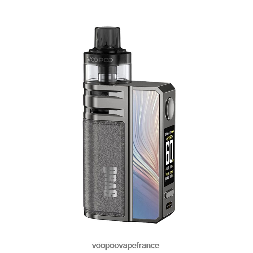 VOOPOO DRAG E60 kit de dosettes métal gris - VOOPOO vape pen France 4BXRH189