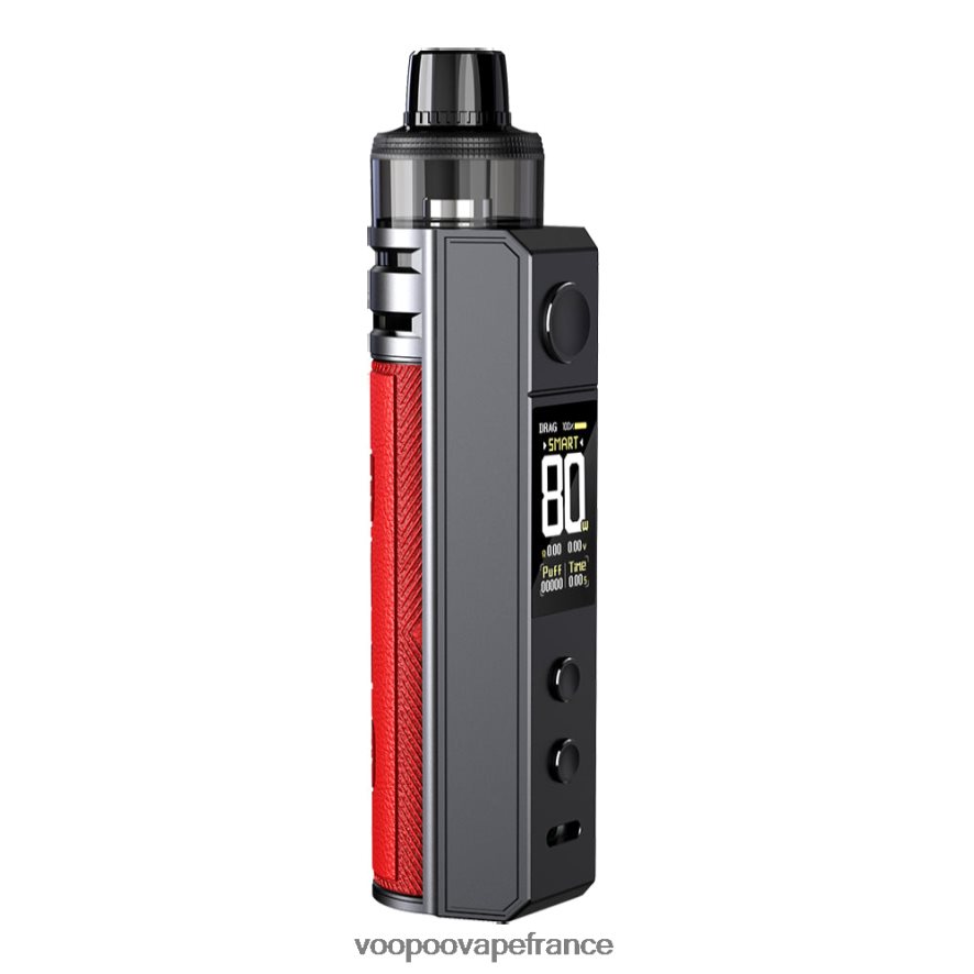 VOOPOO DRAG H80S kit de dosettes rouge - VOOPOO cigarette électronique 4BXRH241