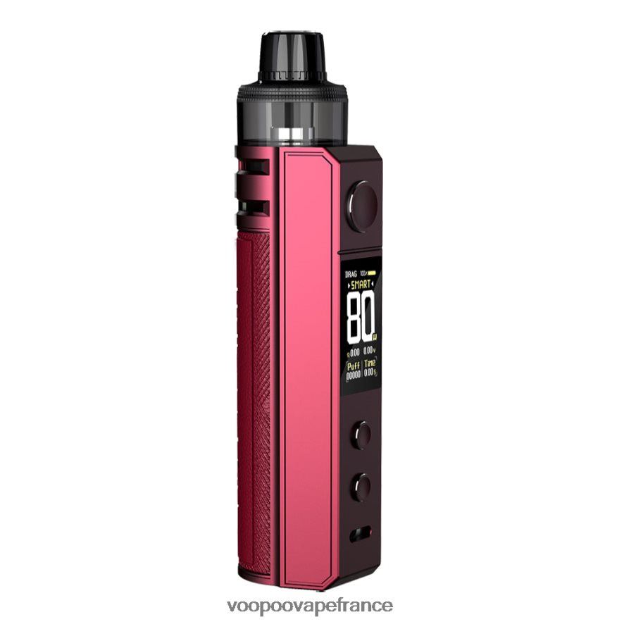VOOPOO DRAG H80S kit de dosettes rouge prune - VOOPOO vape Paris 4BXRH154