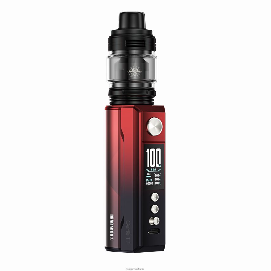 VOOPOO DRAG M100S dispositif de module rouge noir - VOOPOO vape prix 4BXRH276