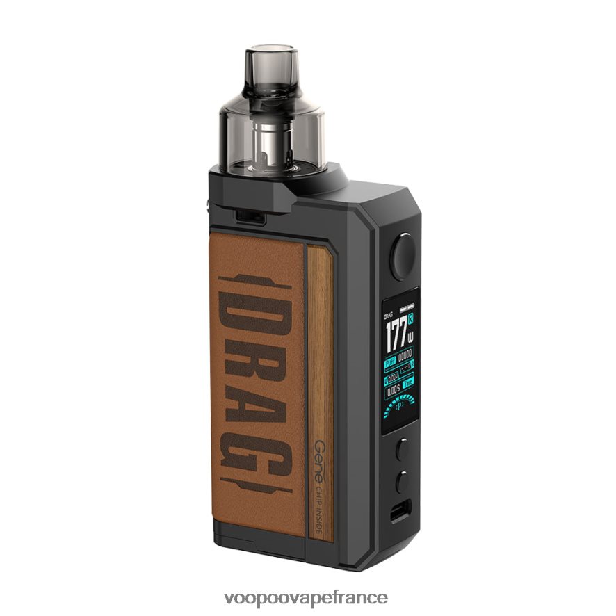 VOOPOO DRAG MAX dispositif de module marron vintage - VOOPOO vape Paris 4BXRH334