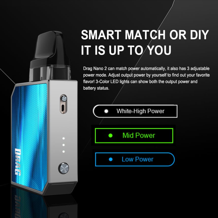 VOOPOO DRAG NANO 2 kit de dosettes thé vert - VOOPOO France 4BXRH152