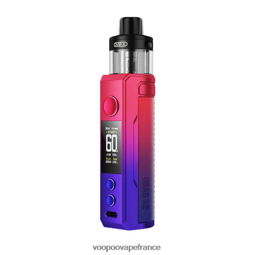 VOOPOO DRAG S2 kit de modules de dosettes rouge moderne - VOOPOO vape tank France 4BXRH258