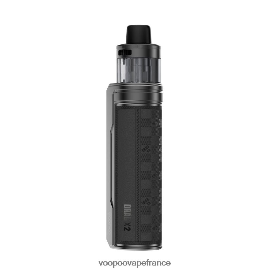 VOOPOO DRAG X2 mod de capsule à carreaux noir - VOOPOO vape tank France 4BXRH238
