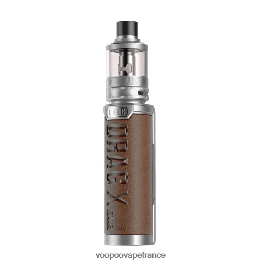 VOOPOO DRAG X PLUS Edition Professionnelle argent + marron rétro - VOOPOO cigarette électronique 4BXRH281